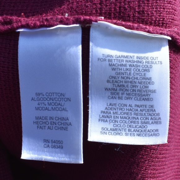 Anne Klein burgundy cardigan - Picture 4 of 5